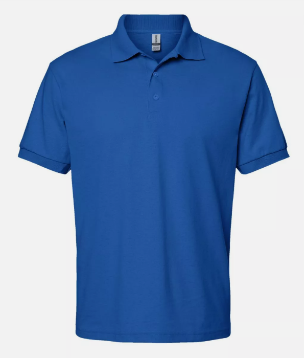 Short Sleeve Royal Blue Polo