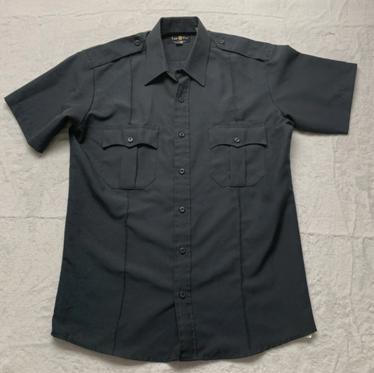 Short Sleeve Charcoal Work Shirt